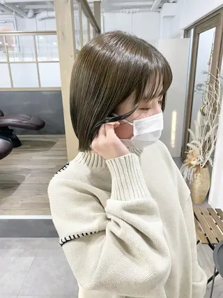 ショート カラー ヘアアレンジ ume所属・ひなの .のその他イメージ