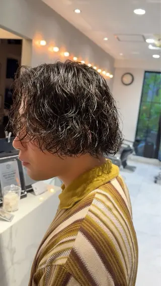 ミディアム パーマ gallica表参道 副店長/佐藤翼のヘアスタイル