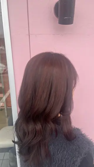 ロング ベージュカラー⌇﻿ くびれヘア.𐙚心音のヘアスタイル