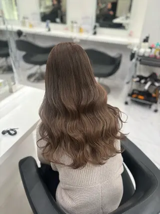 ロング カラー 🎀暖色/ラベンダー /paru🤍のヘアスタイル