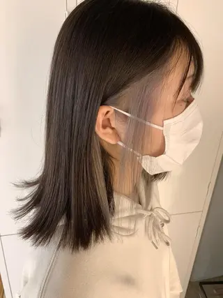 セミロング ✨ハイトーン✨艶髪 ✨髪質改善✨和田のヘアスタイル