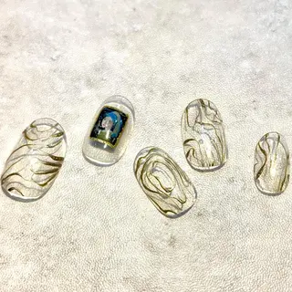 ネイル ゆびのさき所属・shiho /Petillantのネイルデザイン