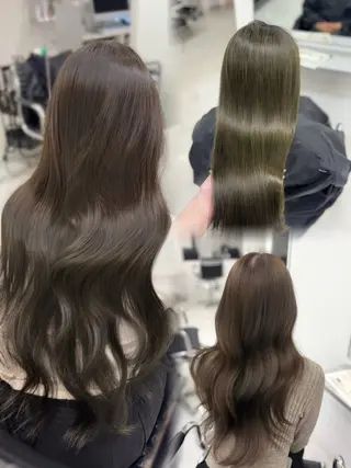 ロング カラー ATRA所属・ワンホン級艶髪 🤍𝑀𝐼𝐻𝑂のヘアスタイル