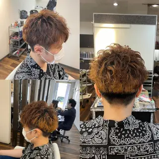 パーマ メンズ Leggu所属・木田 智大のヘアスタイル
