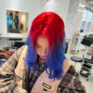 ロング カラー ヘアアレンジ 高橋 充輝のヘアスタイル