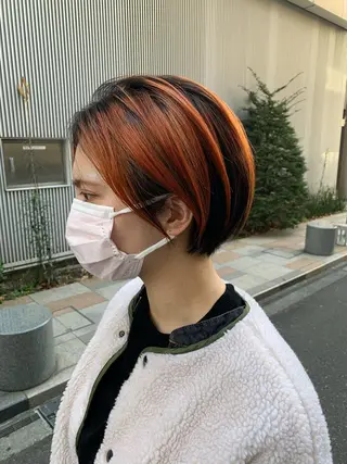 ショート カラー 縮毛矯正✖️似合わせ 🌻ヒトミのヘアスタイル