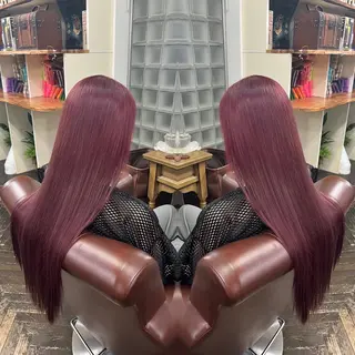 ロング カラー ハイライト/レイヤー /ハイトーン/AOIのヘアスタイル