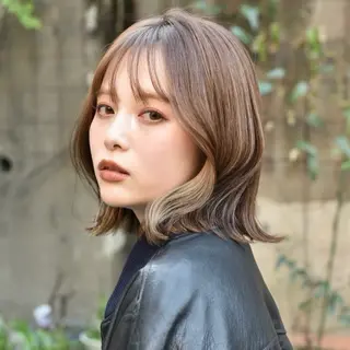 ミディアム カラー 透明感カラー× レイヤーカット✨高梨のヘアスタイル