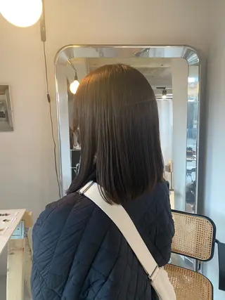 ミディアム Alter所属・MANA /レイヤー /暖色カラーのヘアスタイル