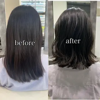 ミディアム salowin所属・ハイトーンカラー 馬場みなみのヘアスタイル