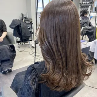 ロング 🌸韓国カラー🌸 髪質改善🌸桃花のヘアスタイル