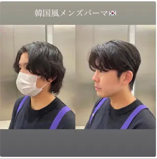 メンズ ❤︎︎韓国ヘア❤︎︎ 𝑺𝒉𝒊𝒉𝒐のヘアスタイル