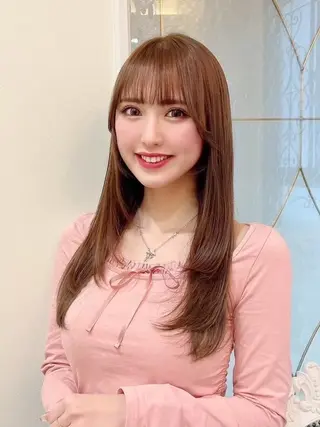 ロング カラー 中村 裕昭のヘアスタイル