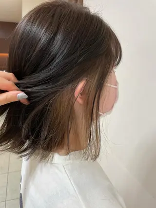 ミディアム カラー ヘアアレンジ 【Sweep】おじま のぞみのヘアスタイル