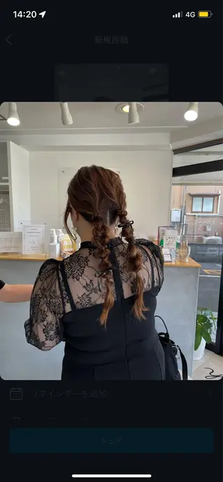 ロング 前川 瑞希のヘアスタイル