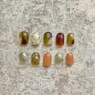 ネイル 自由が丘サロン あやめ💅のネイルデザイン