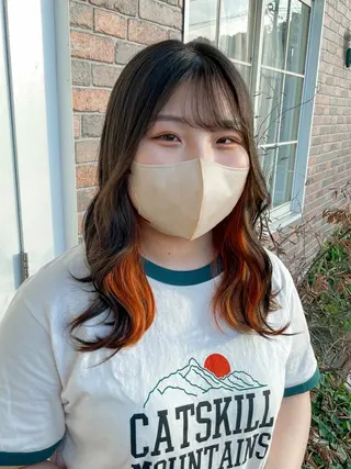 ロング カラー Mintleaf 💛MAYUKOのヘアスタイル