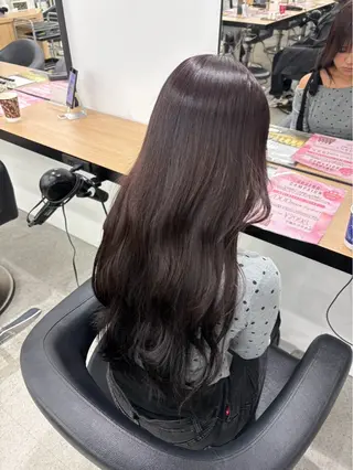 ロング miku/ラベンダー 透明感カラー🪻❤︎のヘアスタイル