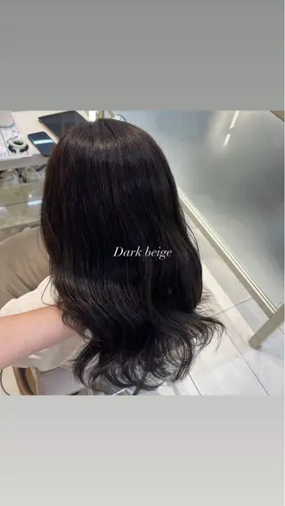 ミディアム カラー Hina🫧透明感 カラー🫧のヘアスタイル