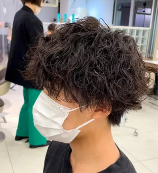 パーマ メンズ 【メンズ特化】 池田大成✂︎のヘアスタイル