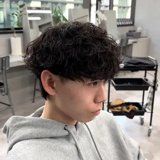 メンズ 🎖️似合わせメンズ パーマ🎖️カネキのヘアスタイル