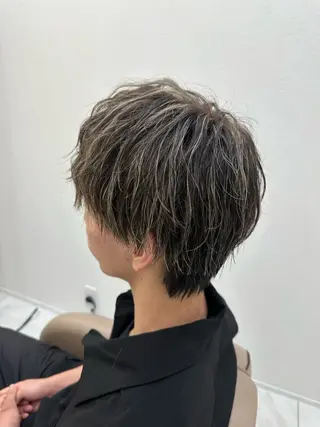 メンズ 白髪ぼかし/白髪 メッシュ/ゆうとのヘアスタイル