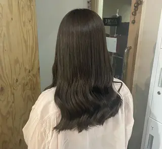 セミロング カラー 透明感カラー🫧 麗伍のヘアスタイル