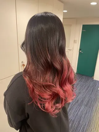 ロング カラー 髪質改善サロンLOUIMADNA栄店所属・🌈縮毛矯正特化 杉浦　夏生のヘアスタイル