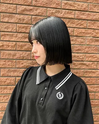 ショート カラー 神戸ボブ✂️ ioe三宮/田 伸佳のヘアスタイル