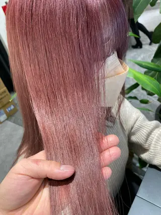 ロング カラー ムトウセイマ/艶髪 /艶ケアWブリーチのヘアスタイル