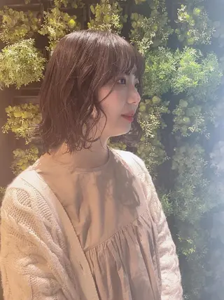 ミディアム ブリーチカラー特化 碇　英朗のヘアスタイル