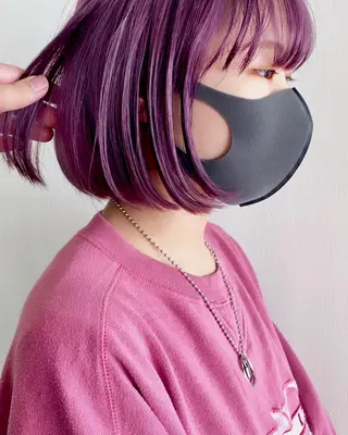 ミディアム カラー LOVESTOIKE 堂本のヘアスタイル