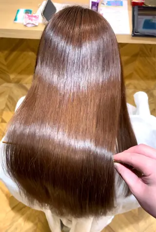 ロング カラー ヘアアレンジ メーカー認定美容師 /本物の髪質改善のヘアスタイル