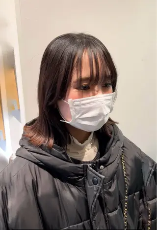 ミディアム 🌞レイヤー×カラー 前川那津美🌞のヘアスタイル