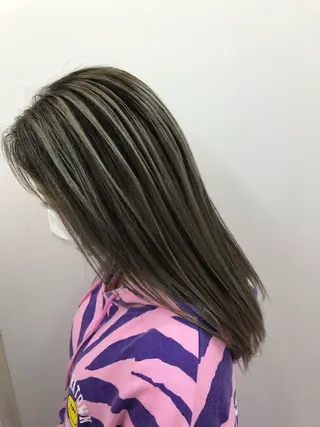 ロング カラー 下妻 カラーエクステ難波のヘアスタイル