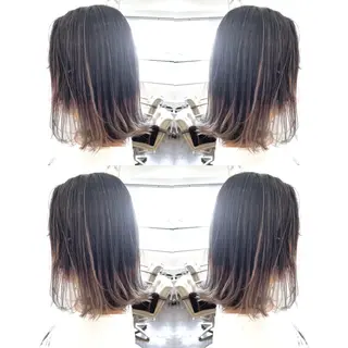 ミディアム カラー Hair make VERDA所属・宮下 耕平のヘアスタイル