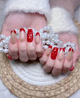 ネイル M🌷nail 長さだし専門店のネイルデザイン