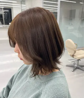 ミディアム カラー 松村 友里圭のヘアスタイル