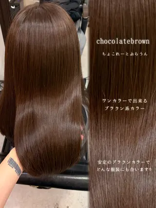 カラー たぴ。ぱつっとボブ /暖色艶カラー🍒のヘアスタイル