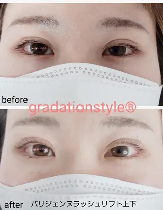 マツエク・マツパ 🎼グラデーション スタイル札幌♫*⁠✧のマツエク・マツパデザイン