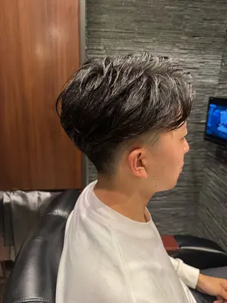 ショート プレミアムバーバー新宿店所属・新宿駅近！ 💈口コミ多数✨のヘアスタイル