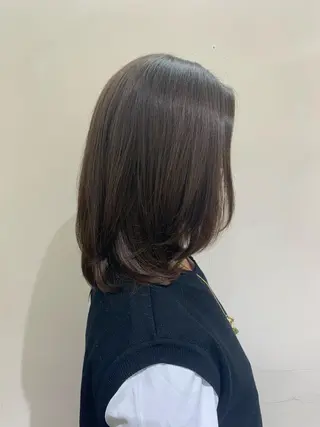 ミディアム GO TODAY シェアサロン 銀座Arc店所属・デジタルパーマ🫧 韓国風ヘア🫧サクラのヘアスタイル