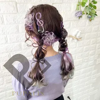 ロング ヘアアレンジ 『推し活』被らない ヘアアレンジのヘアスタイル