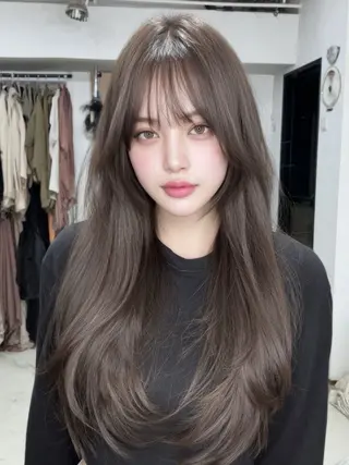 ロング カラー 🌛ダブルカラー 🌜SAYAKAのヘアスタイル