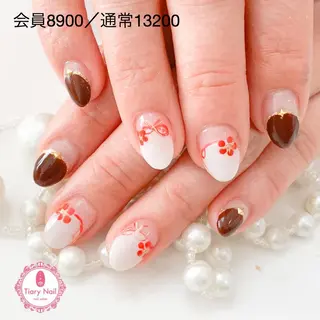 ネイル 💗🪽Tiary Nail🪽💗のネイルデザイン