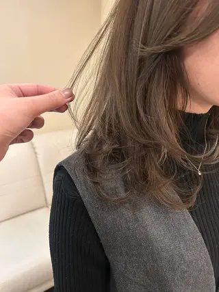 ロング カラー ヘアアレンジ チーフデザイナー 若林　麻衣のヘアスタイル