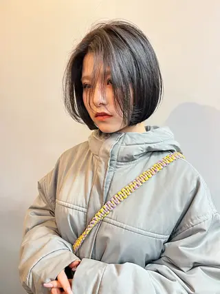 ショート くせ毛カットとパーマ /美容室難民の方是非のヘアスタイル