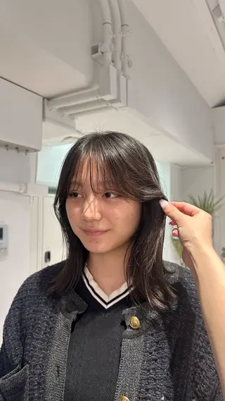 ミディアム カラー Lomalia Rukaのヘアスタイル