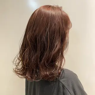 ミディアム カラー 堀切 舞のヘアスタイル