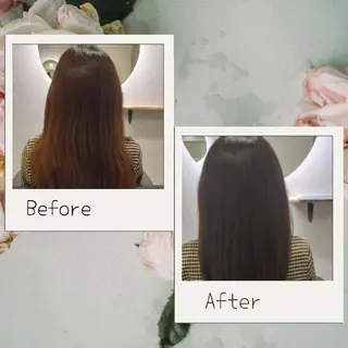 セミロング カラー GR 髪質改善トリートメント×ヘッドスパ【ジーアール】所属・🌺中村🌺毎日楽し くなる髪をご提案✨のヘアスタイル